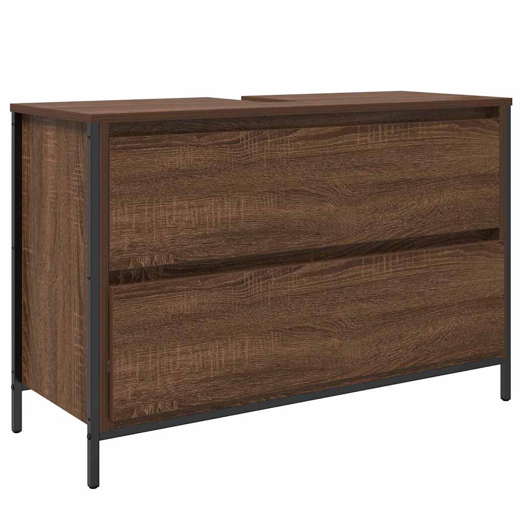 3 Piece Bathroom Furniture Set Engineered Wood
