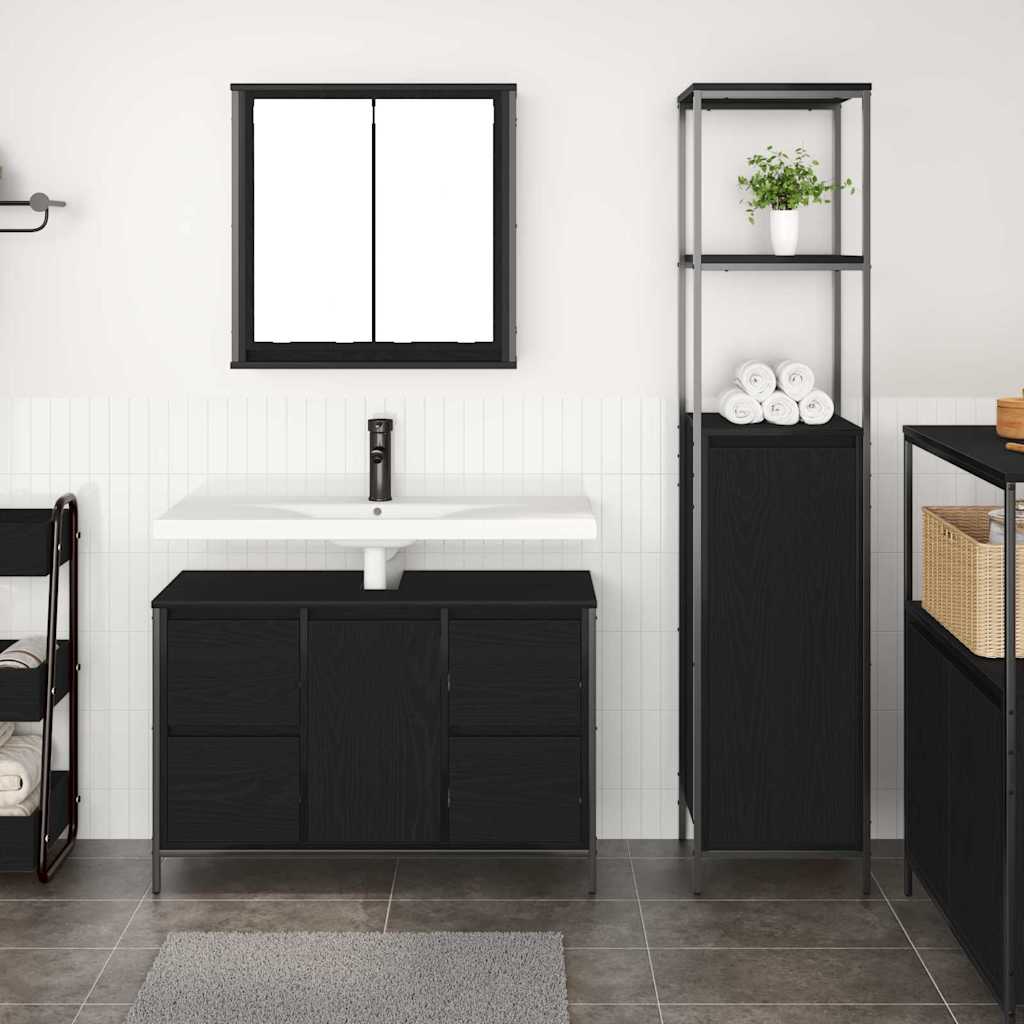 3-Piece Bathroom Furniture Set - Engineered Wood