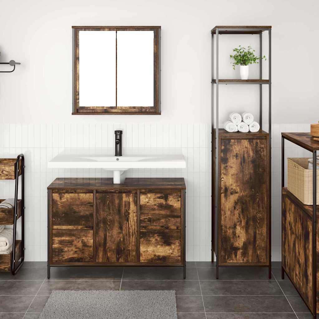 3-Piece Bathroom Furniture Set - Engineered Wood
