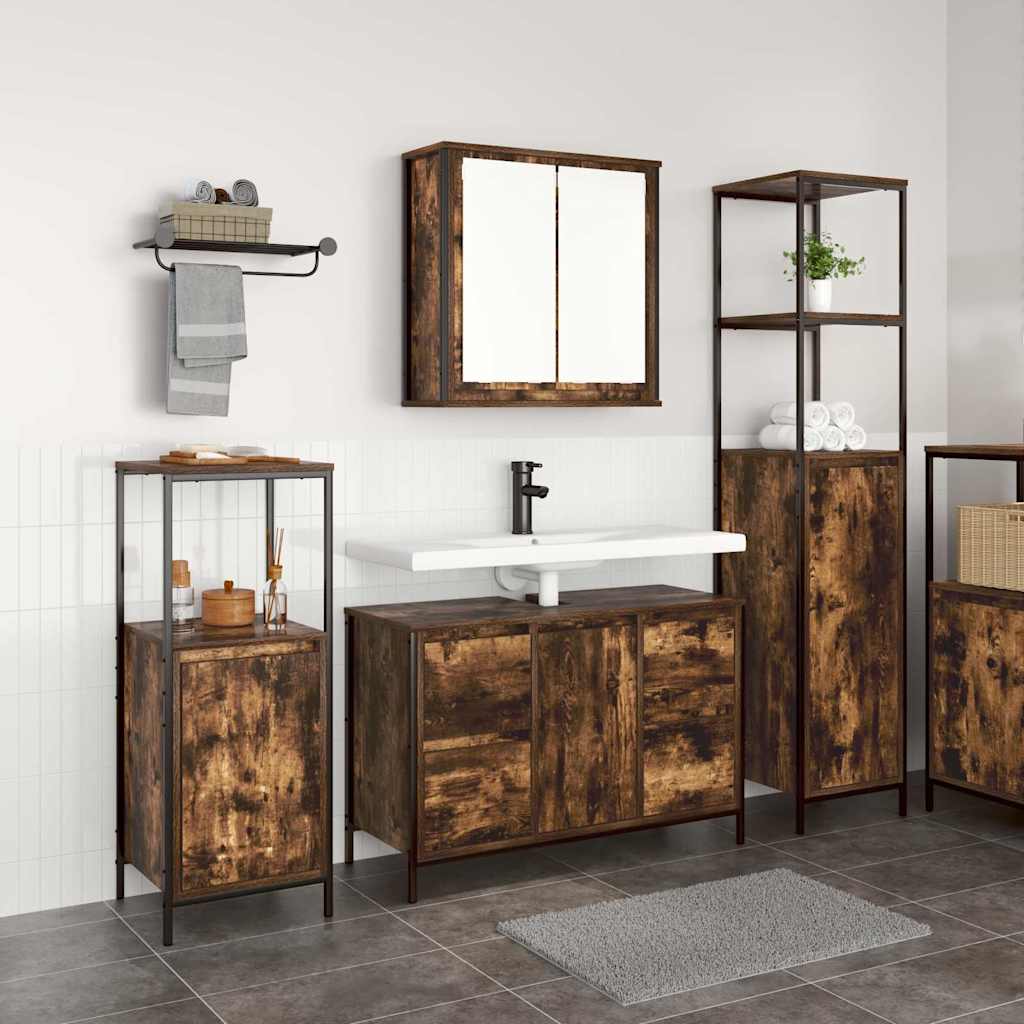 3-Piece Bathroom Furniture Set - Engineered Wood