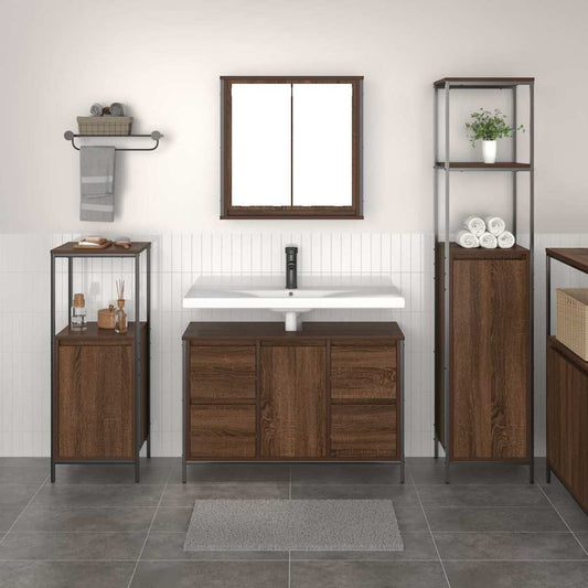 3-Piece Bathroom Furniture Set - Engineered Wood