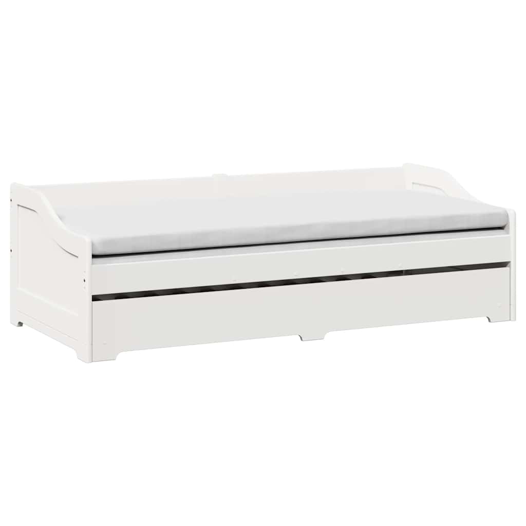 Daybed With Trundle Without Mattress Irun 90X200 Cm