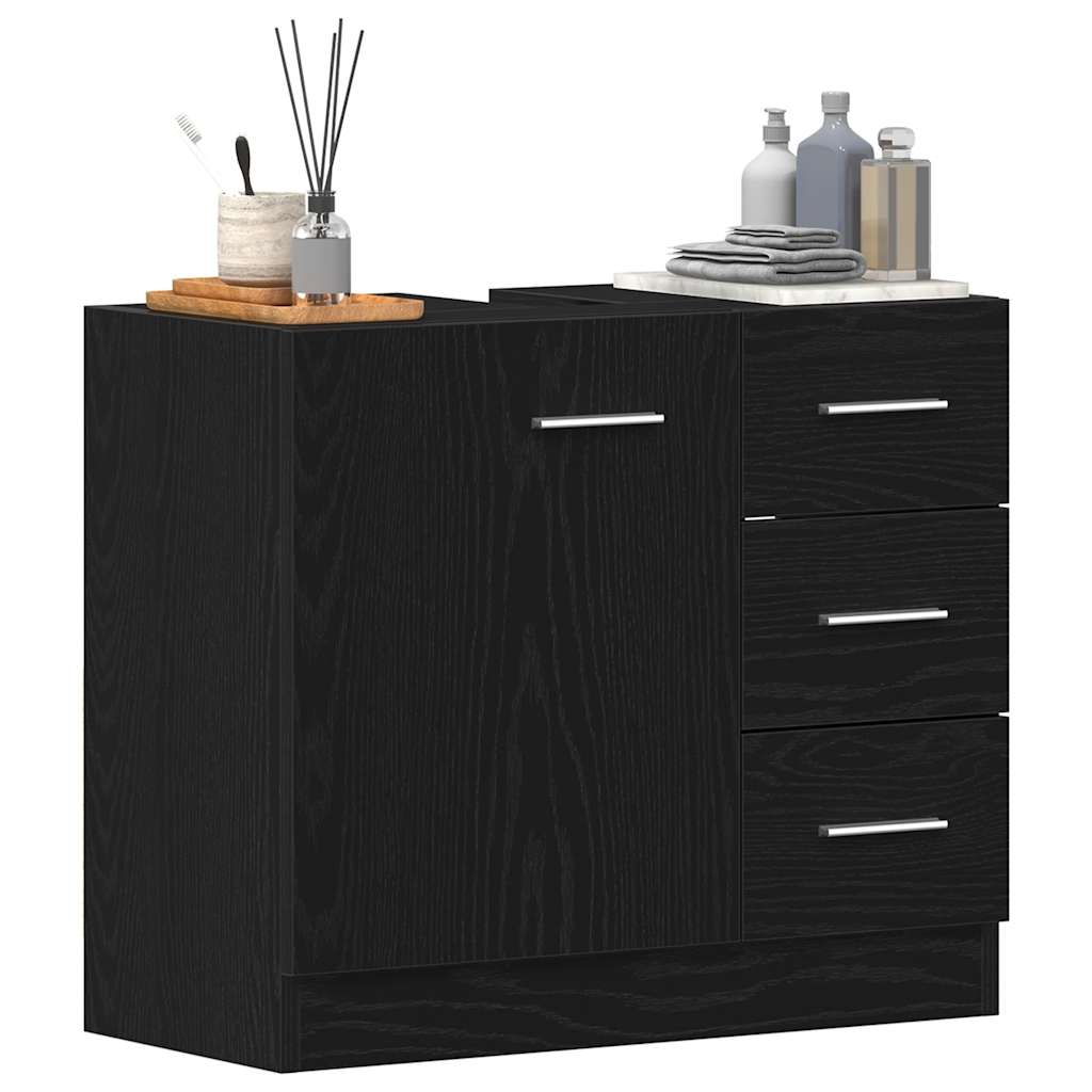 Sink Cabinet 63X30X54 Cm Engineered Wood
