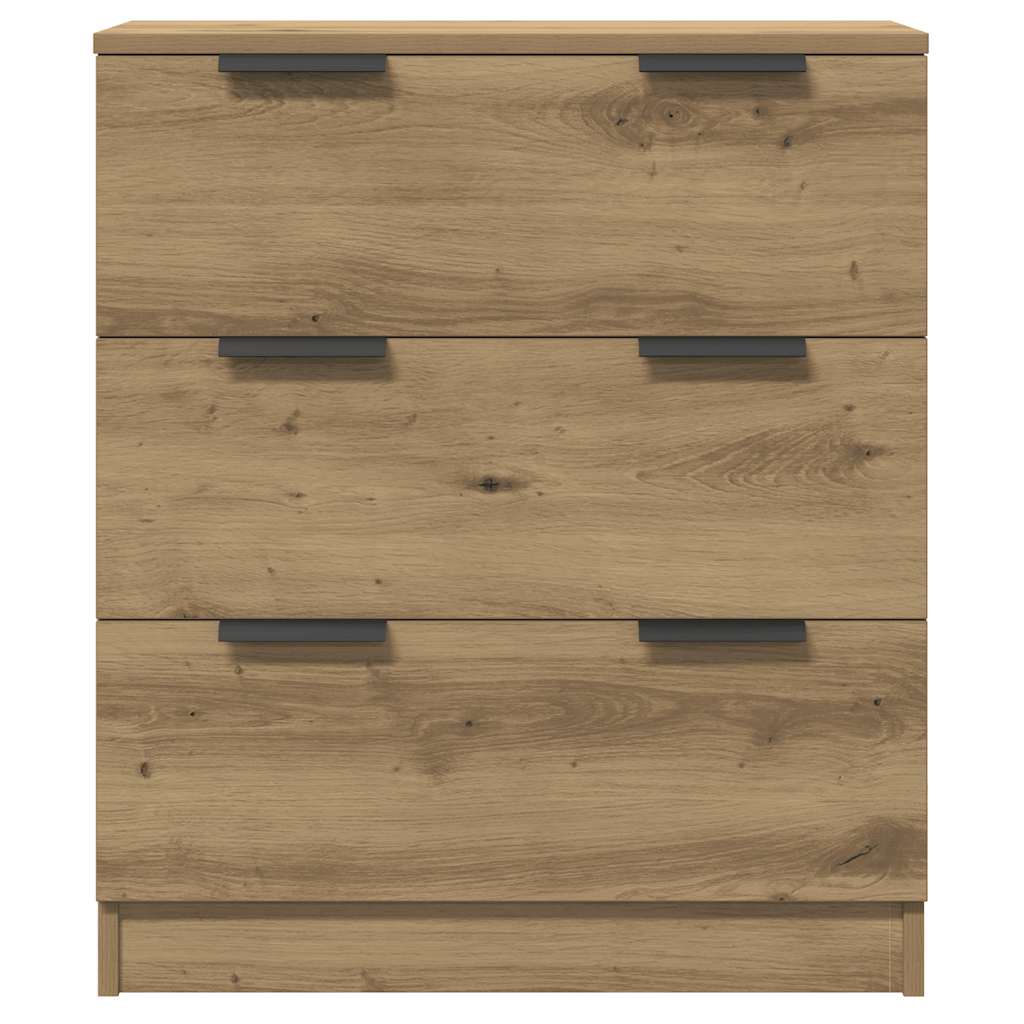 Sideboards 3 Pcs 60X30X70 Cm Engineered Wood