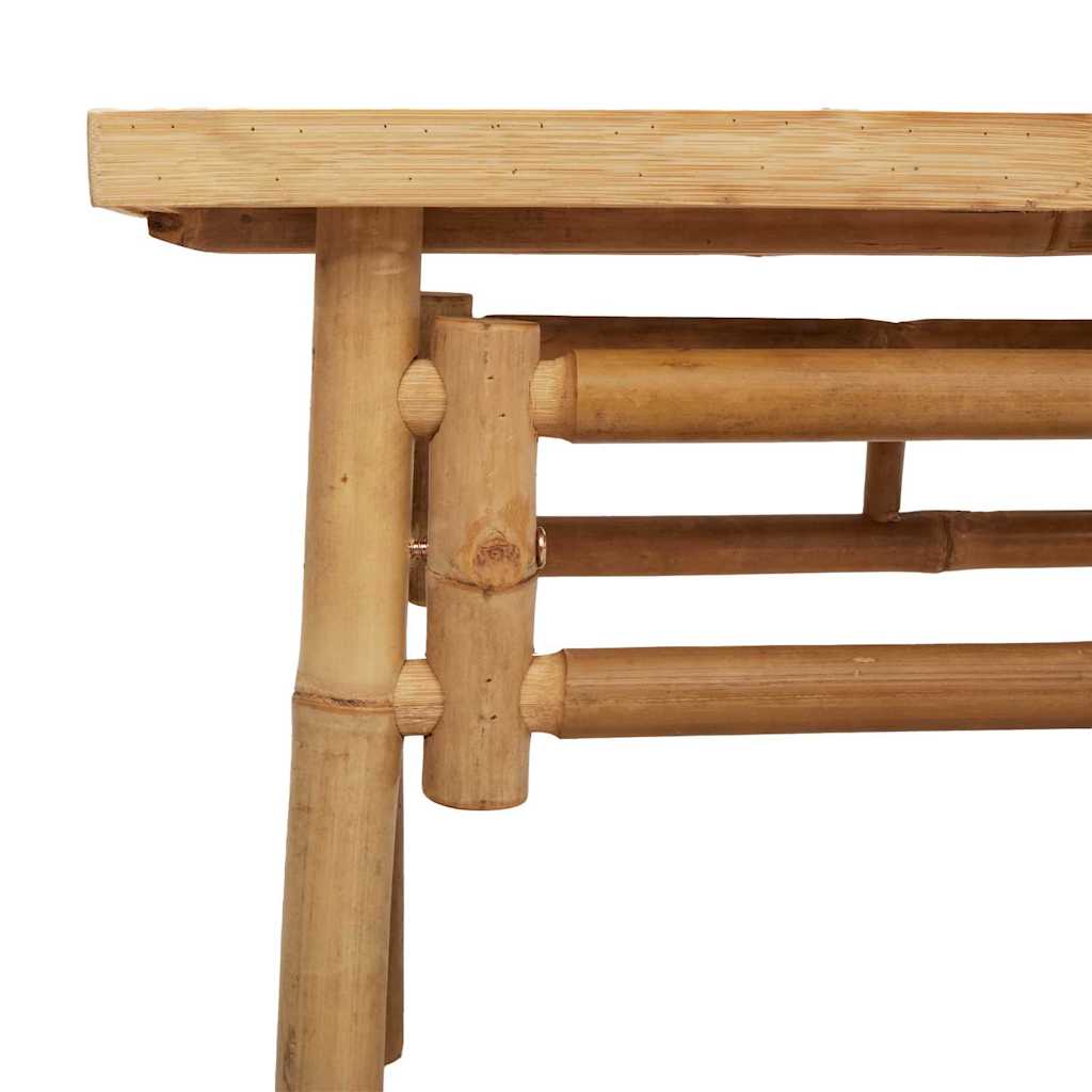 Bench Brown 110 X 38 X 45 Cm Bamboo