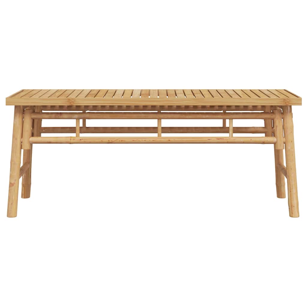 Bench Brown 110 X 38 X 45 Cm Bamboo