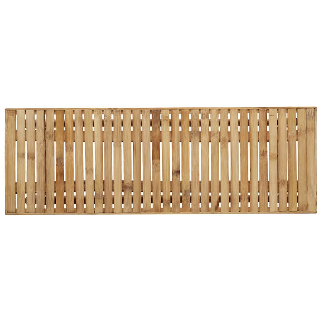 Bench Brown 110 X 38 X 45 Cm Bamboo