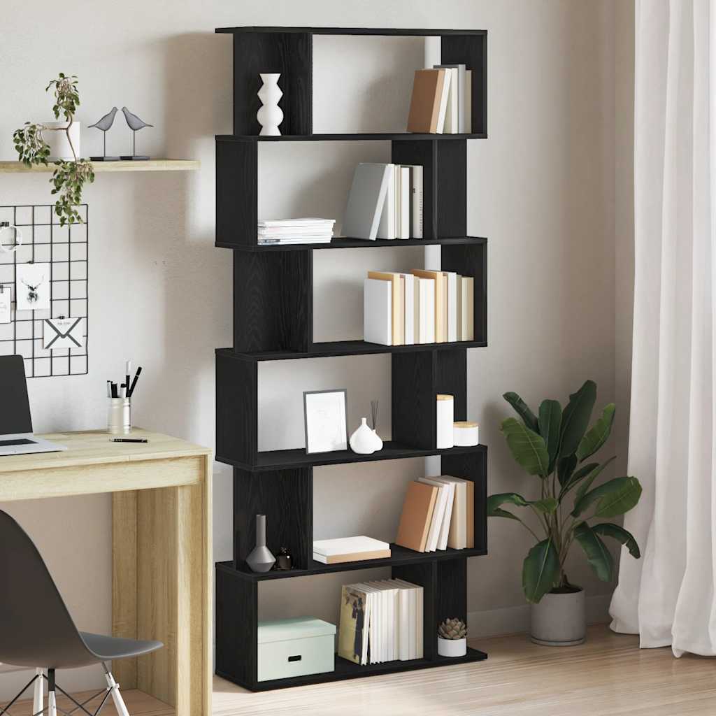 Bookcase 80X24X190.5 Cm Engineered Wood