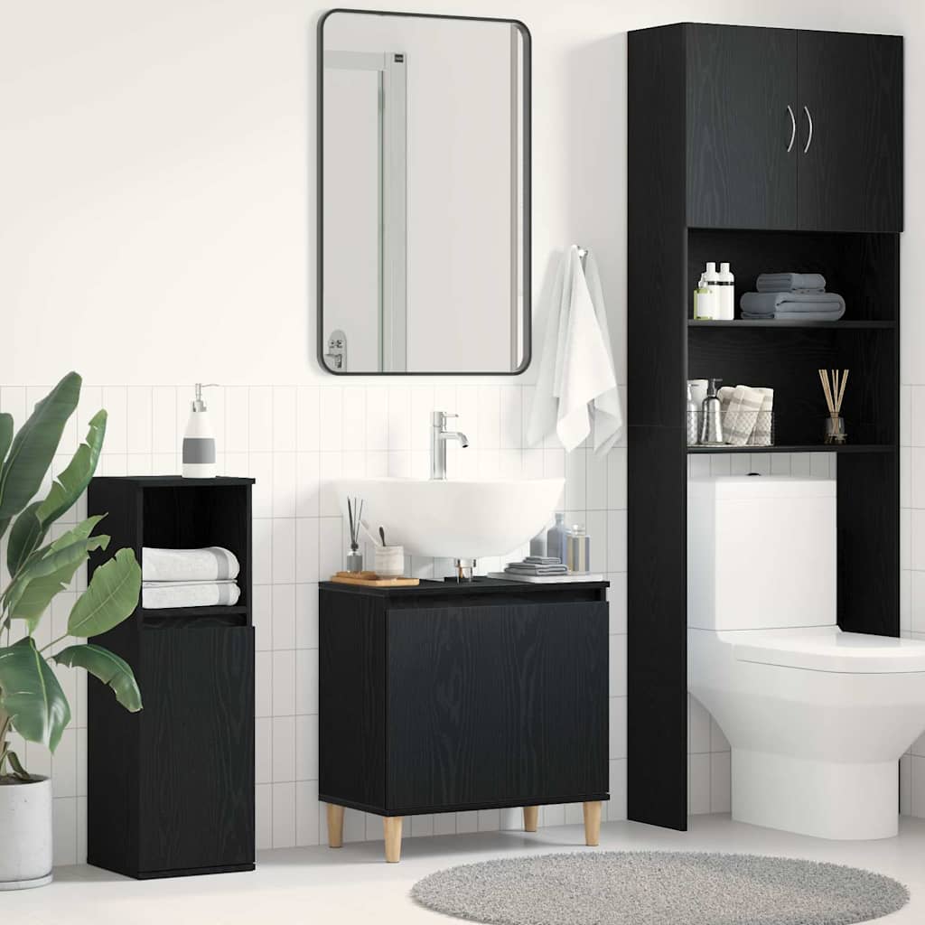 Sink Cabinet 58X33X60 Cm Engineered Wood