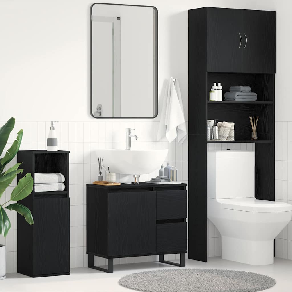 Bathroom Cabinet 65X33X60 Cm Engineered Wood