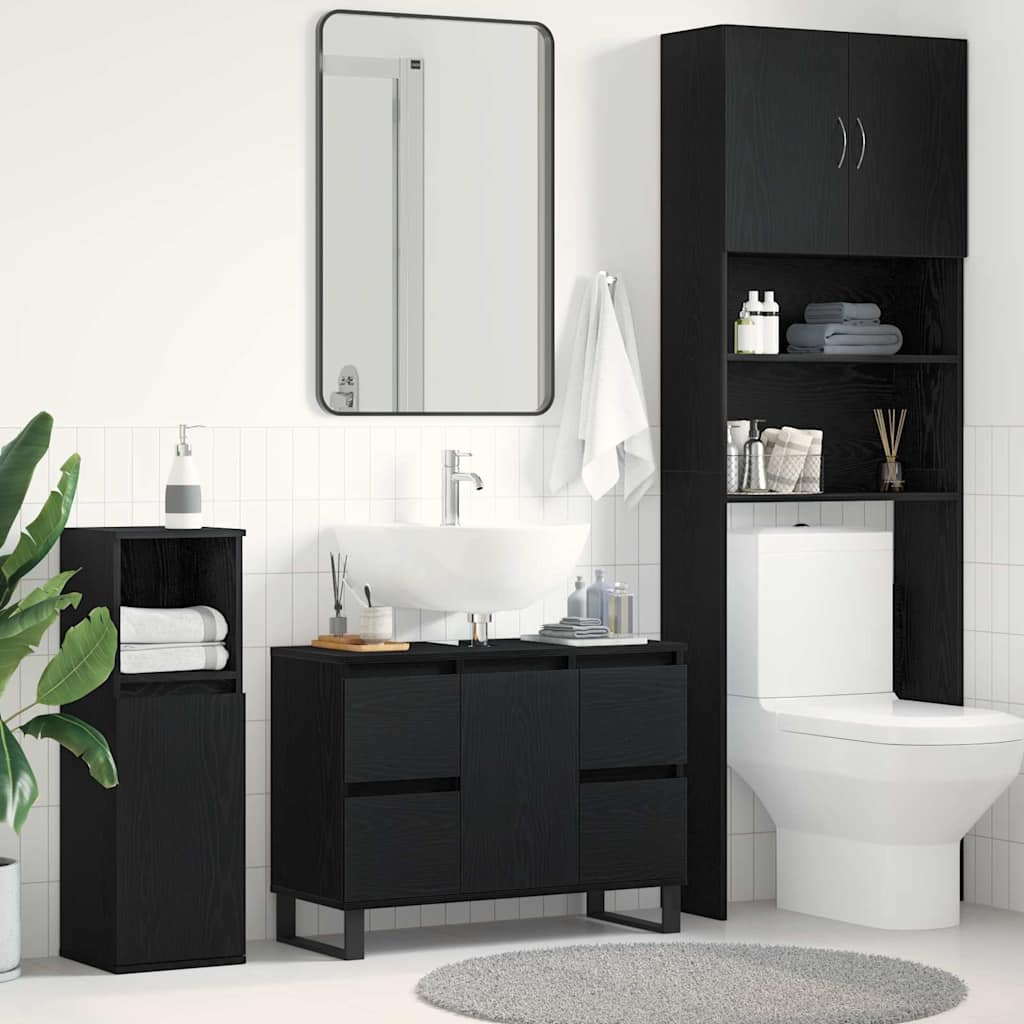 Bathroom Cabinet 80X33X60 Cm Engineered Wood