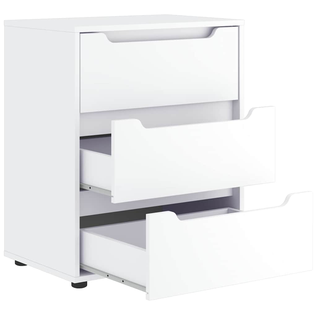 Sideboard Visnes White 60X40X73 Cm Engineered Wood