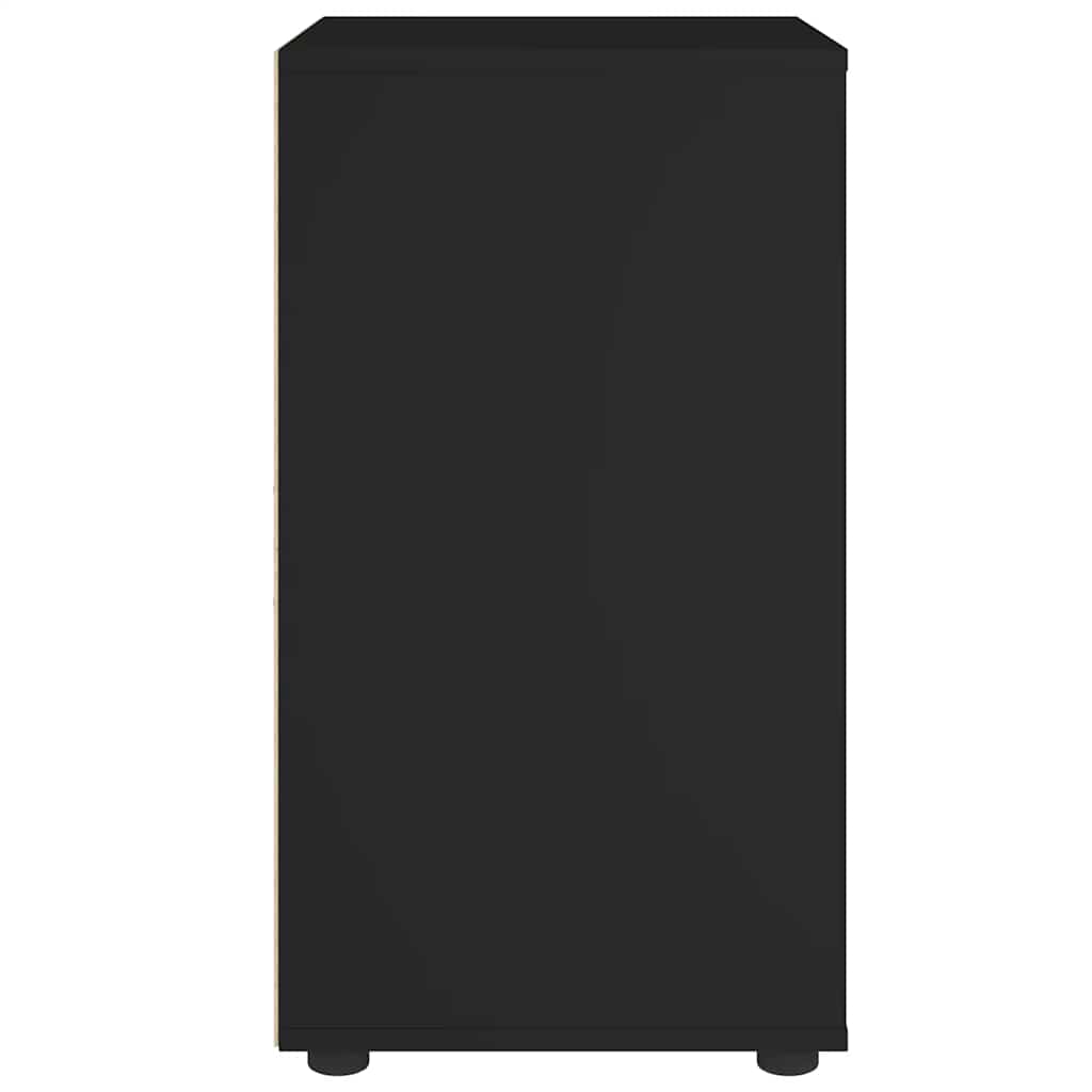 Sideboard Visnes Black 60X40X73 Cm Engineered Wood