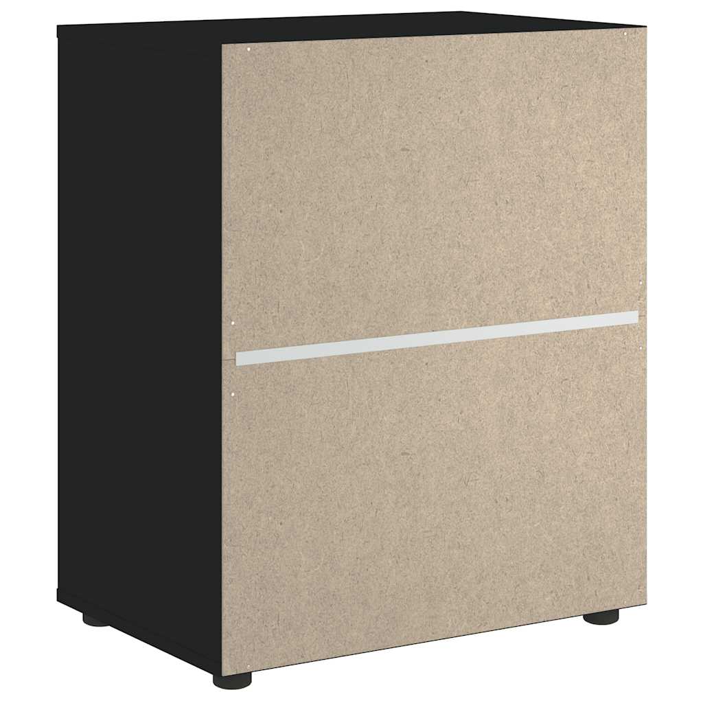Sideboard Visnes Black 60X40X73 Cm Engineered Wood