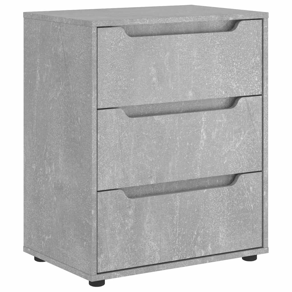Sideboard Visnes Concrete Grey 60X40X73 Cm Engineered Wood