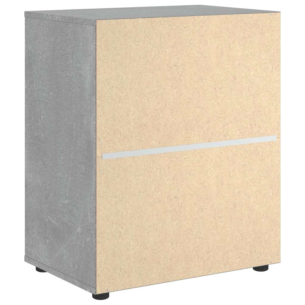 Sideboard Visnes Concrete Grey 60X40X73 Cm Engineered Wood