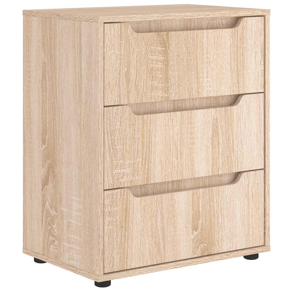Sideboard Visnes Sonoma Oak 60X40X73 Cm Engineered Wood