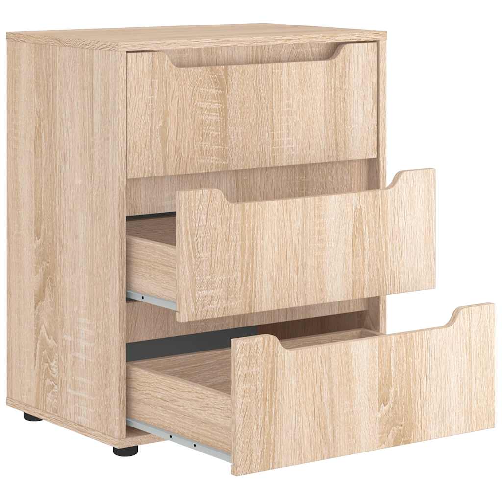 Sideboard Visnes Sonoma Oak 60X40X73 Cm Engineered Wood