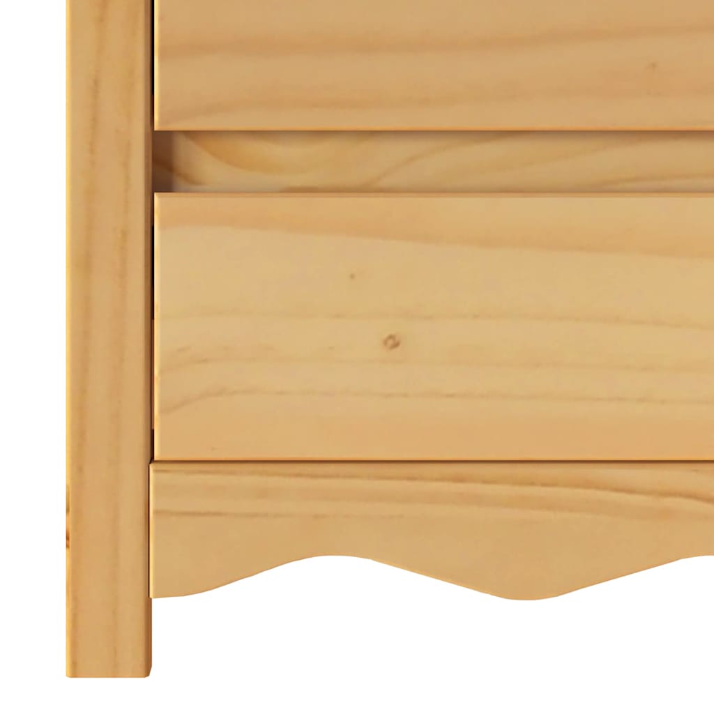 Chest Of Drawers With Drawer Drammen Brown 111 X 43 X 73.5 Cm