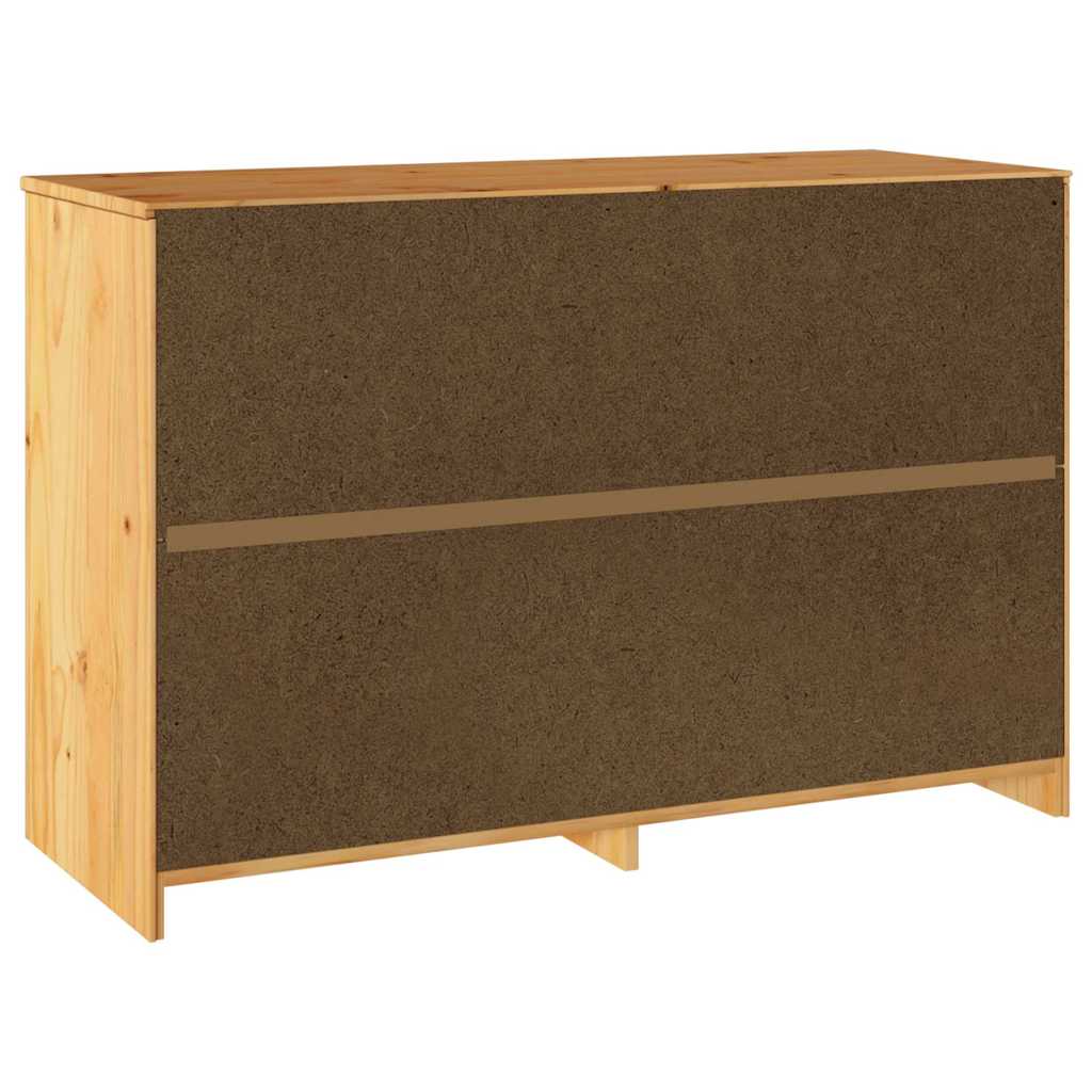 Chest Of Drawers With Drawer Drammen Brown 111 X 43 X 73.5 Cm