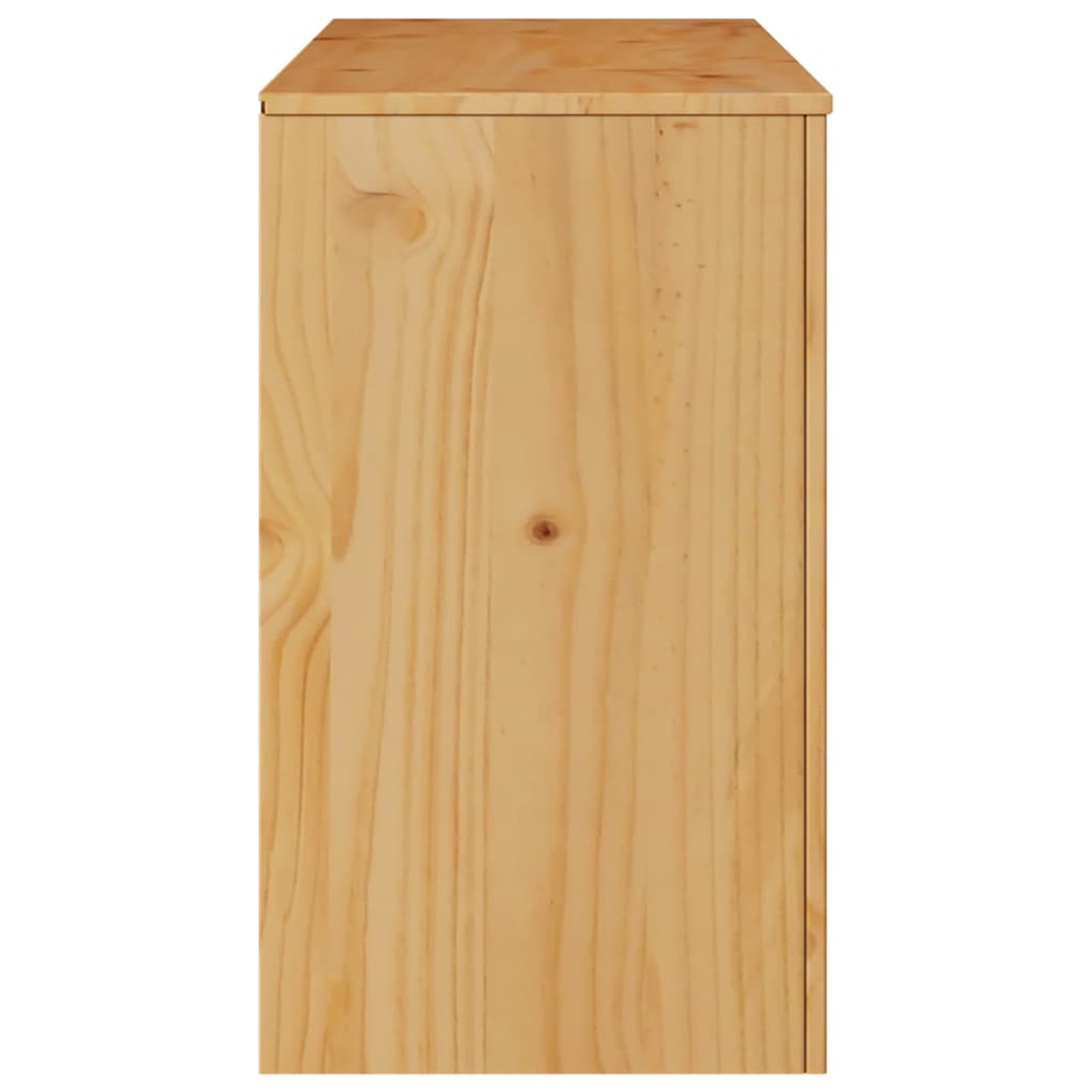 Chest Of Drawers With Drawer Drammen Brown 111 X 43 X 73.5 Cm