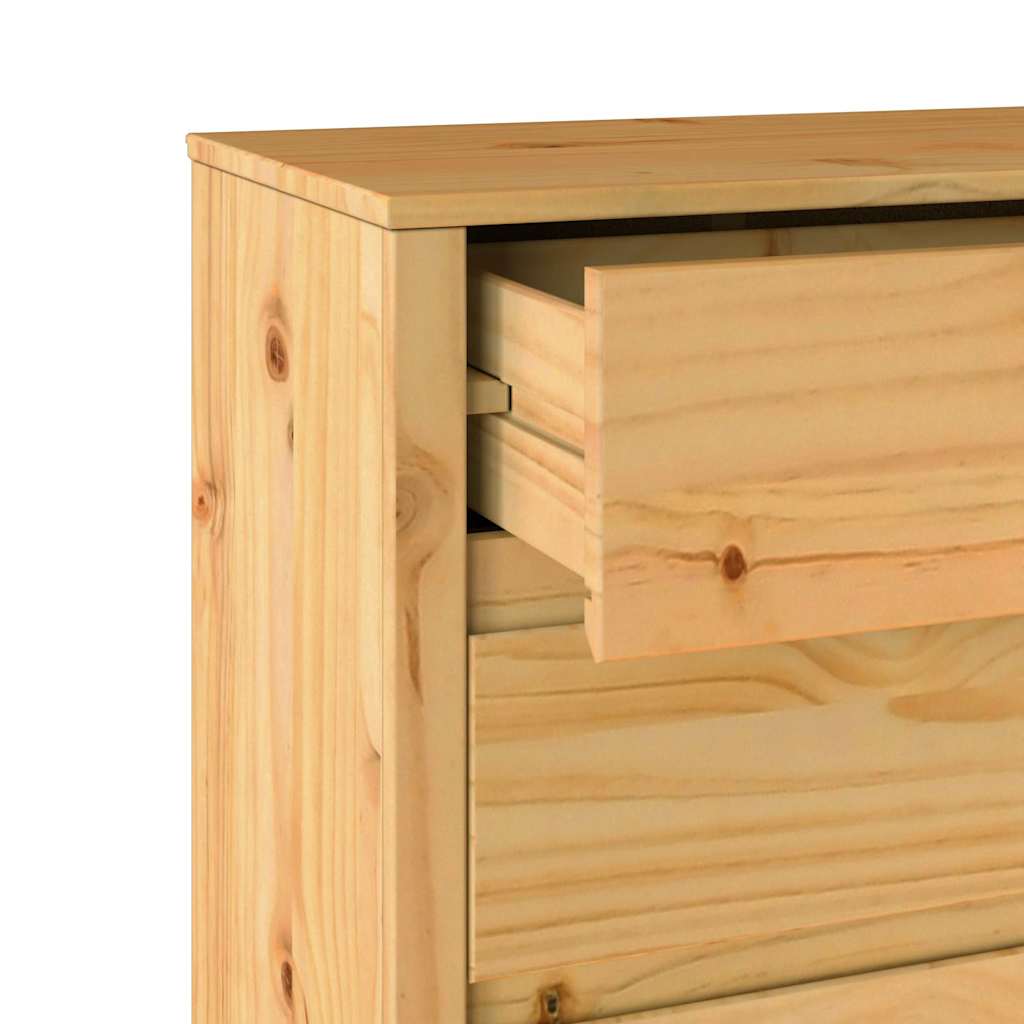 Chest Of Drawers With Drawer Drammen Brown 76.5 X 40 X 91 Cm