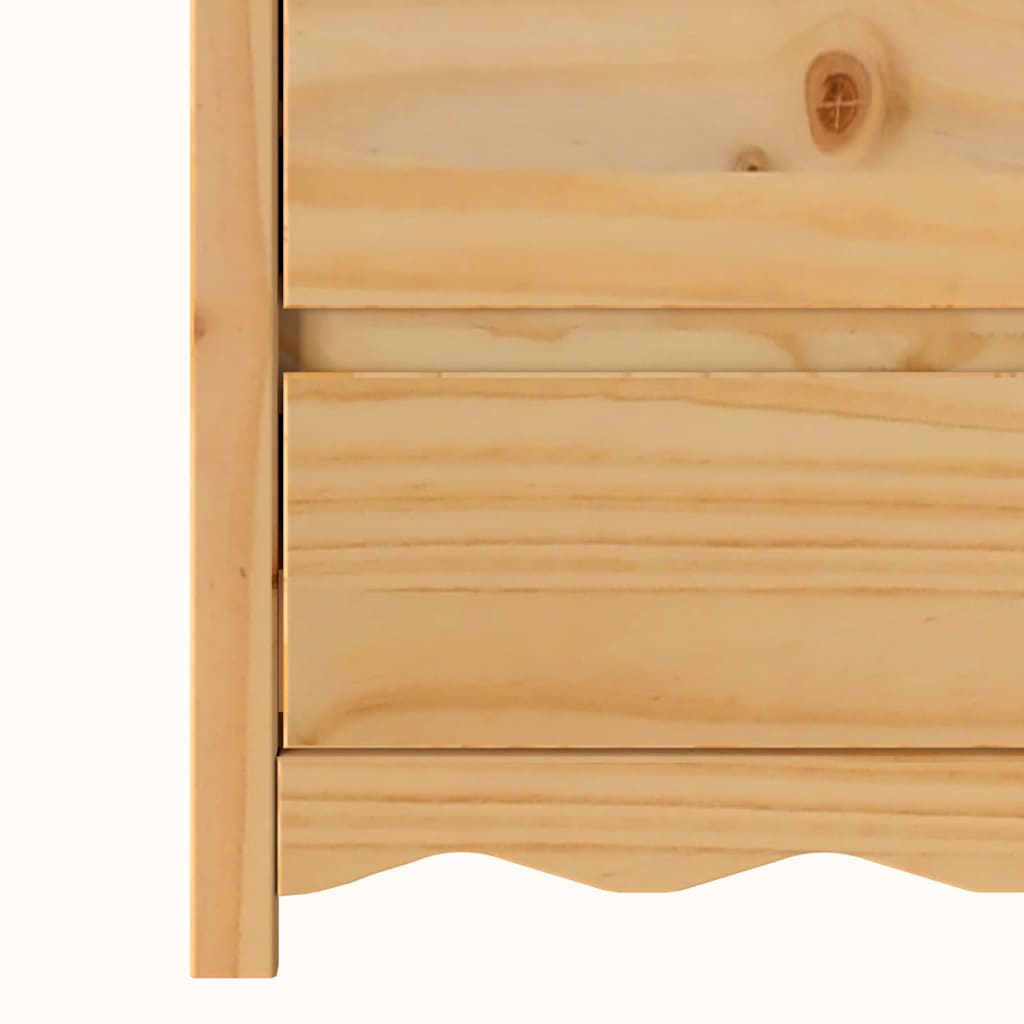 Chest Of Drawers With Drawer Drammen Brown 76.5 X 40 X 91 Cm