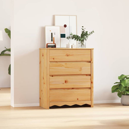 Chest Of Drawers With Drawer Drammen Brown 76.5 X 40 X 91 Cm