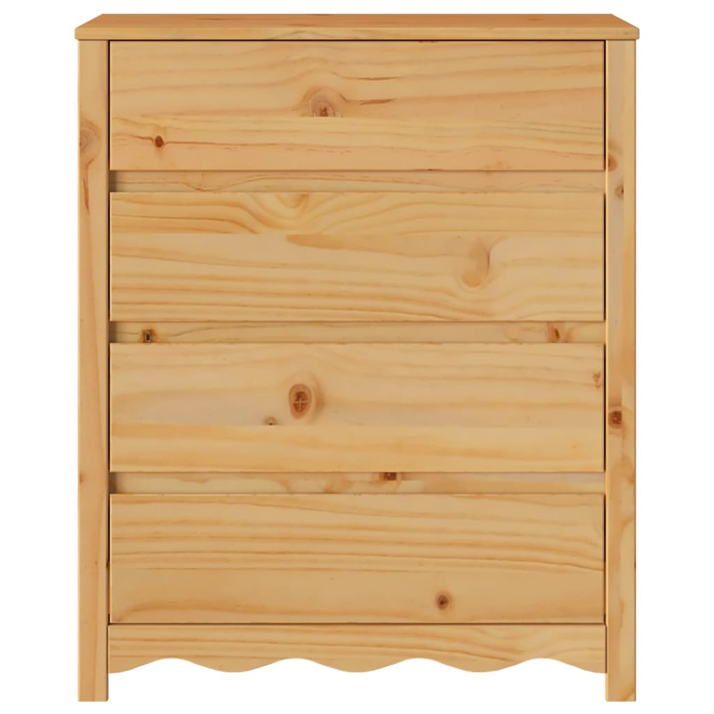Chest Of Drawers With Drawer Drammen Brown 76.5 X 40 X 91 Cm