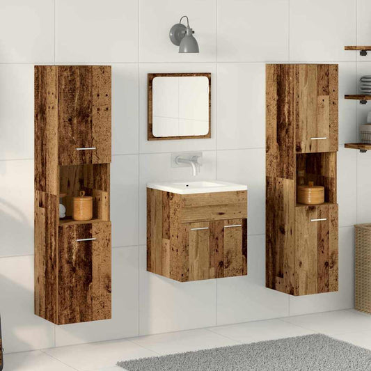 Bathroom Furniture Set 4 Pcs