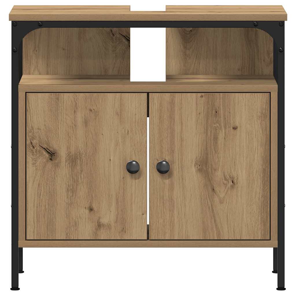 Bathroom Furniture Set With Storage 2 Pcs Brown 60 X 30 X 60 Cm