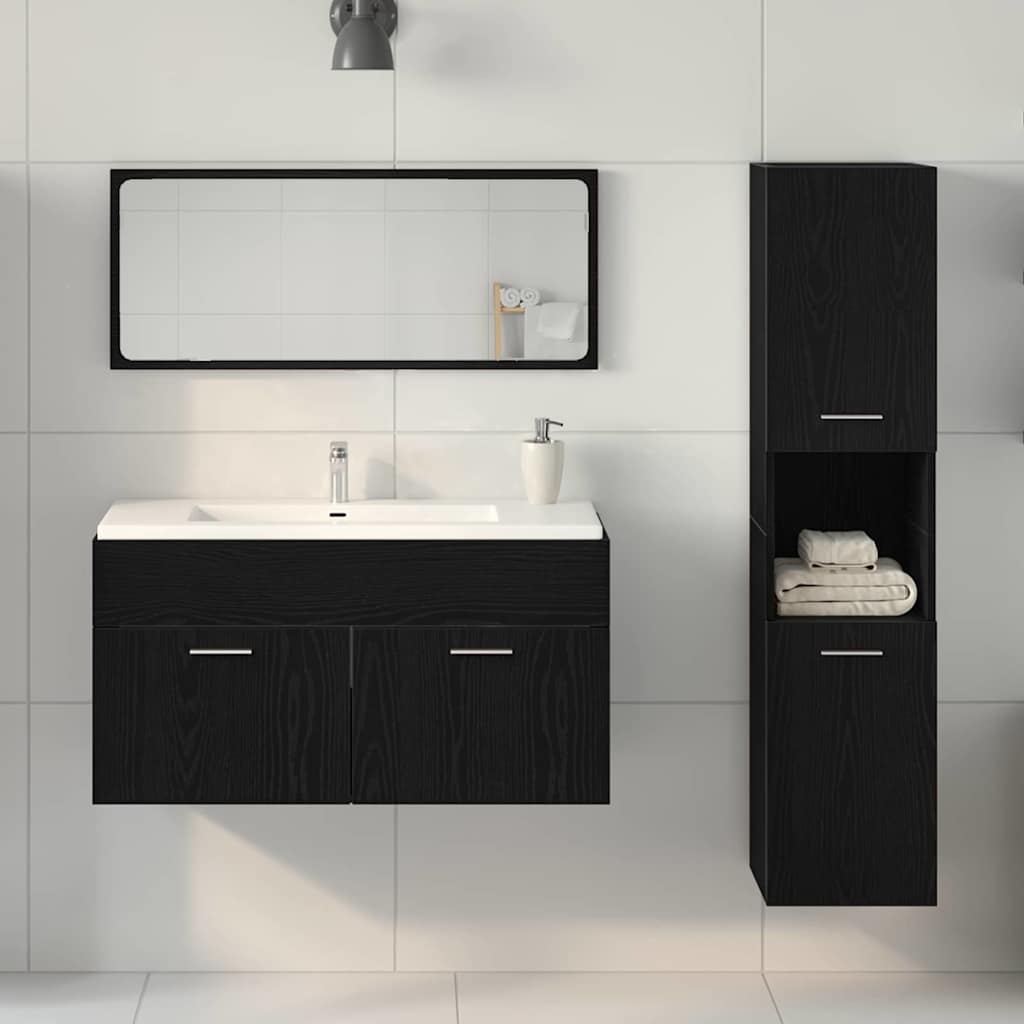 Bathroom Furniture Set 3 Pcs 60 X 38.5 X 46 Cm