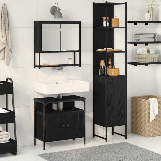 Bathroom Furniture Set 3 Pcs 33 X 33 X 185.5 Cm