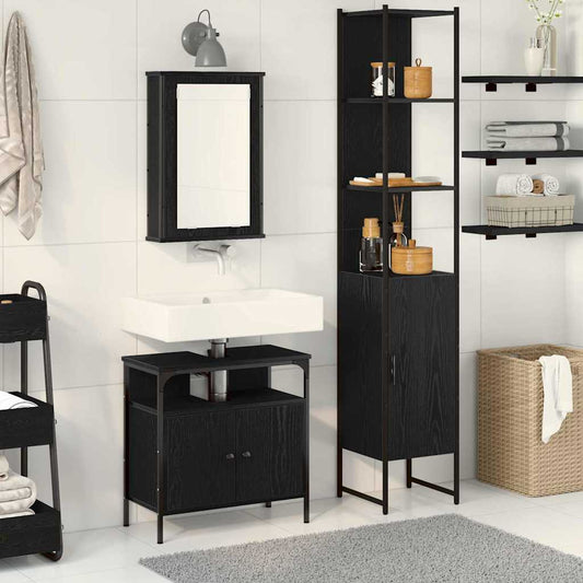 Bathroom Furniture Set 3 Pcs 33 X 33 X 185.5 Cm