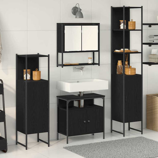 Bathroom Furniture Set 4 Pcs 33 X 33 X 185.5 Cm