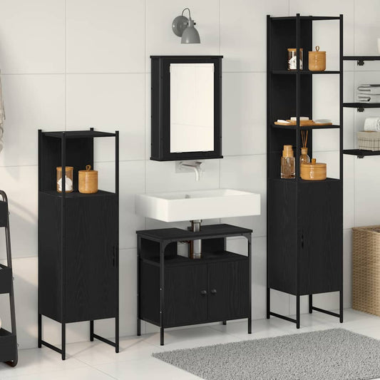 Bathroom Furniture Set 4 Pcs 33 X 33 X 185.5 Cm