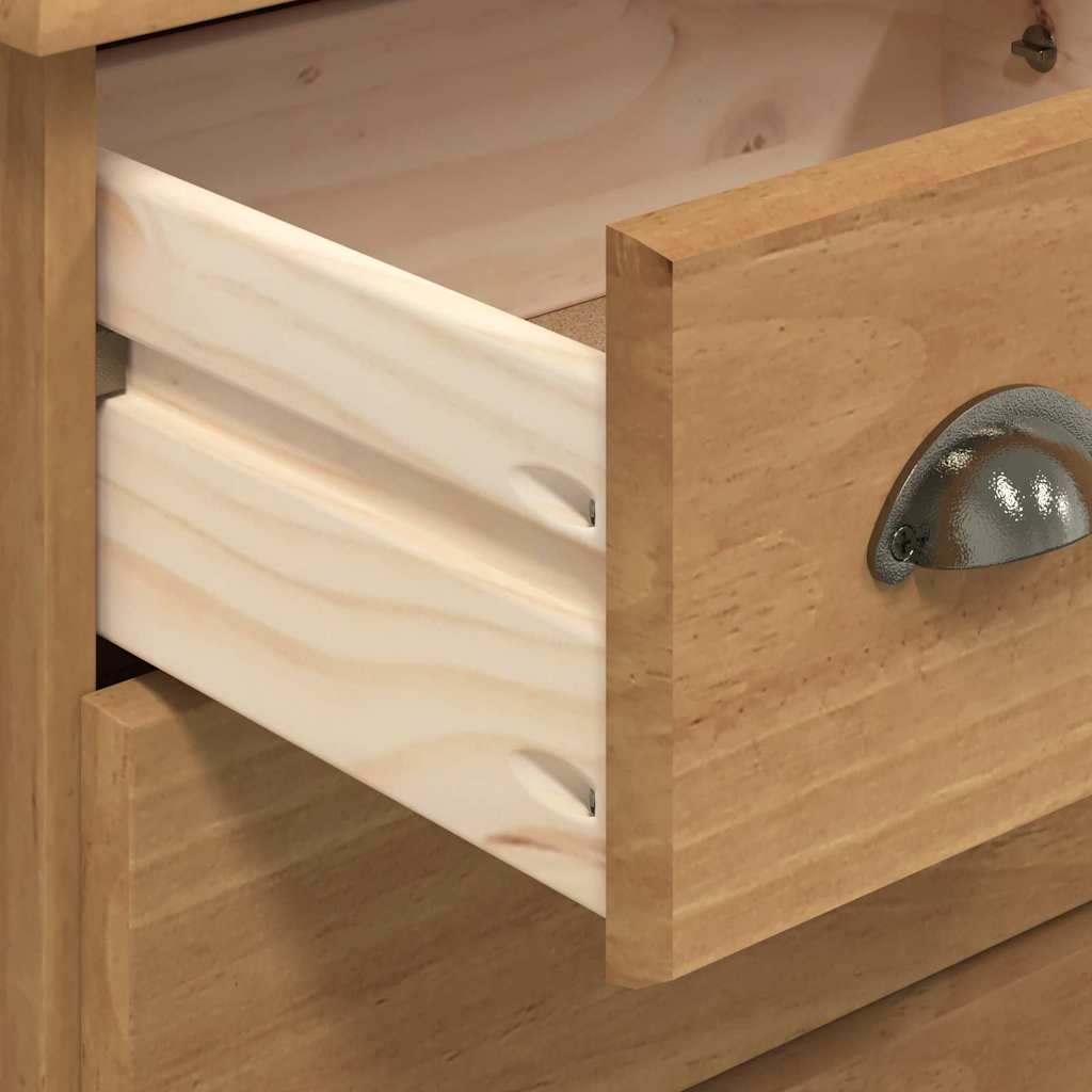 Chest Of Drawer Askim 45.8 X 40 X 79 Cm Solid Pine Wood