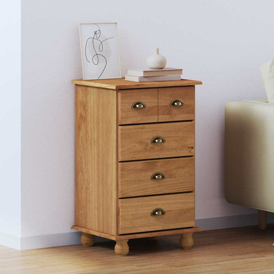Chest Of Drawer Askim 45.8 X 40 X 79 Cm Solid Pine Wood