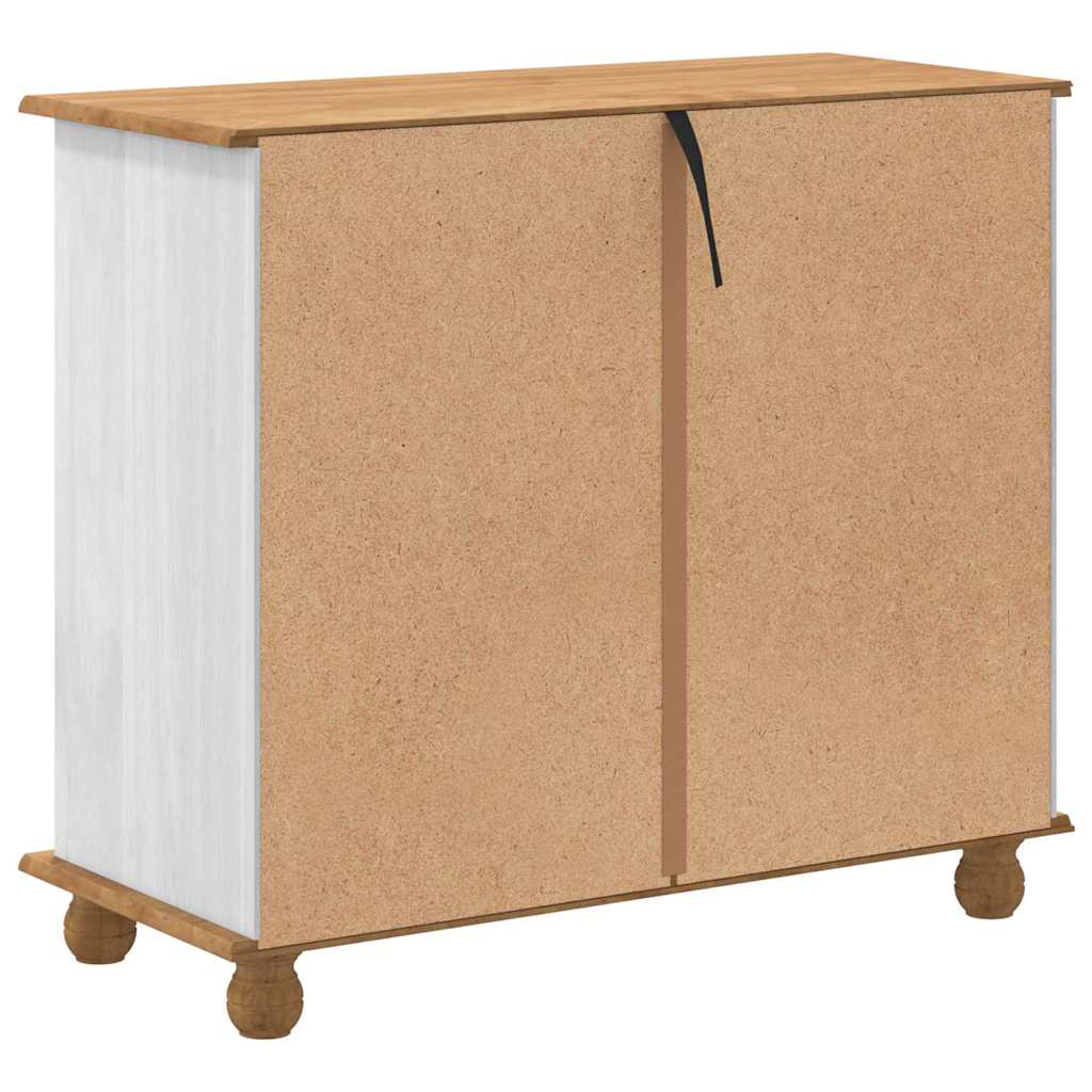 Chest Of Drawer Askim 91 X 40 X 79 Cm Solid Pine Wood