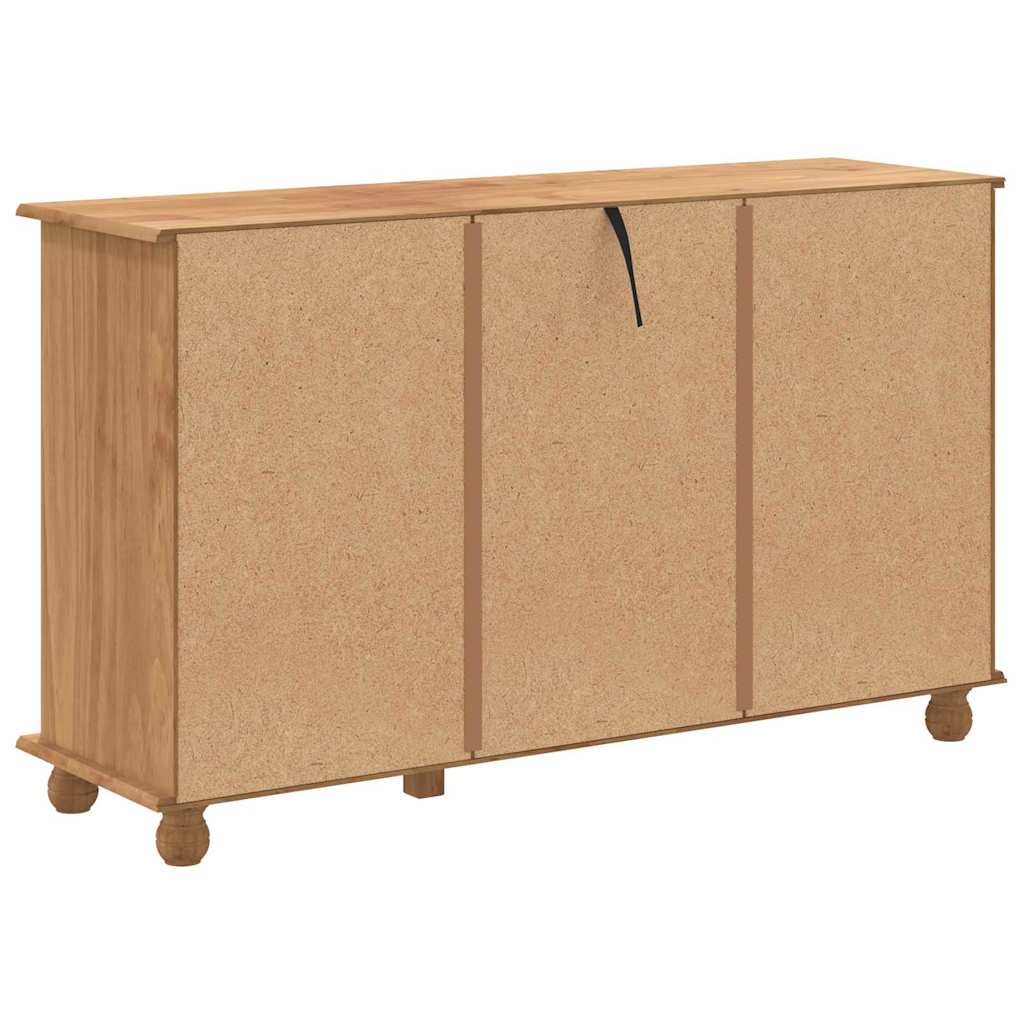 Chest Of Drawer Askim 79 X 40 X 133.5 Cm Solid Pine Wood