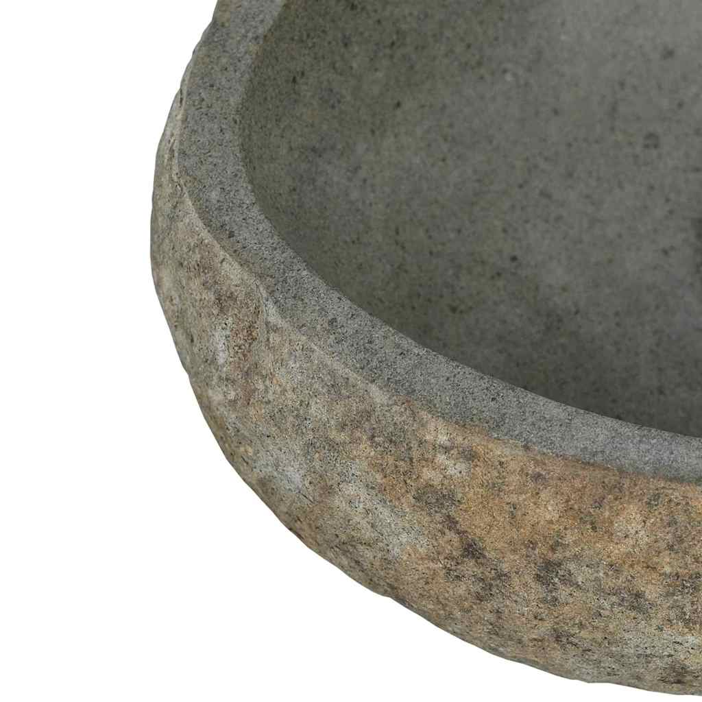 Basin Light Grey River Stone