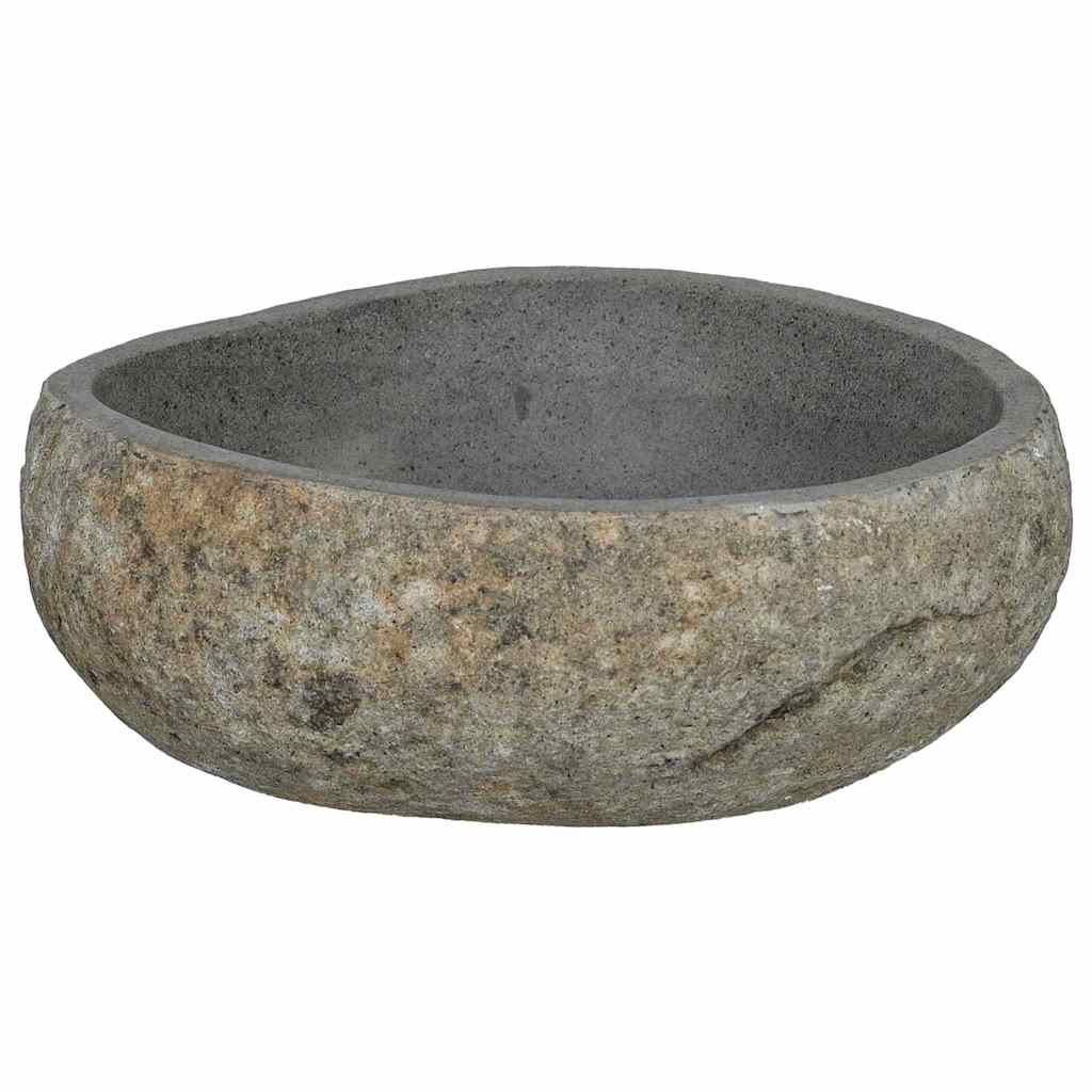 Basin Light Grey River Stone