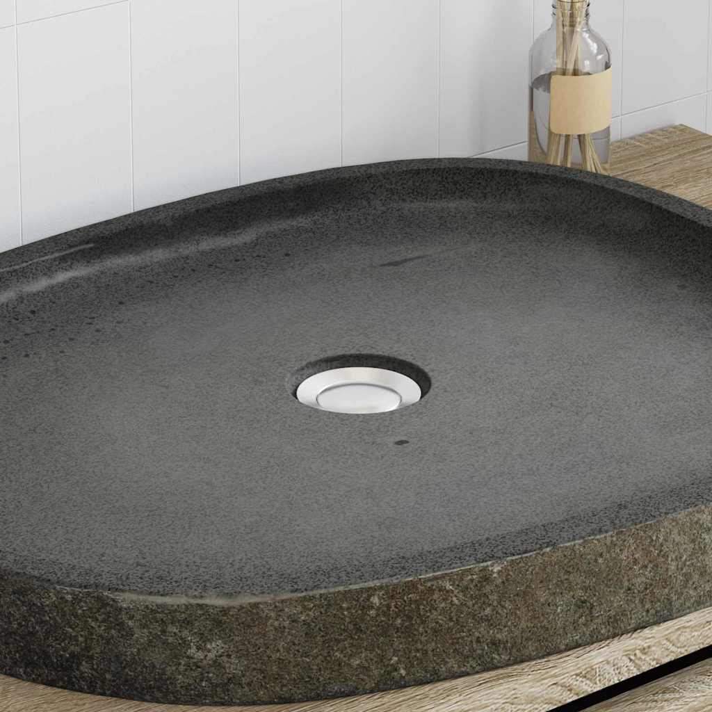 Basin Grey (55-65) X (40-50) X 6 Cm River Stone