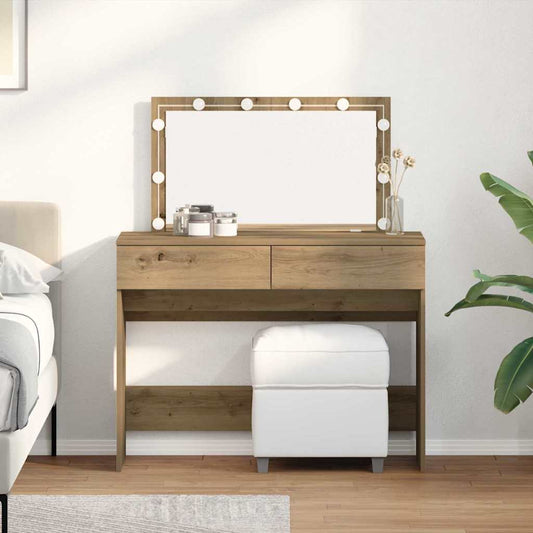 Dressing Table 100 X 40 X 120 Cm Engineered Wood