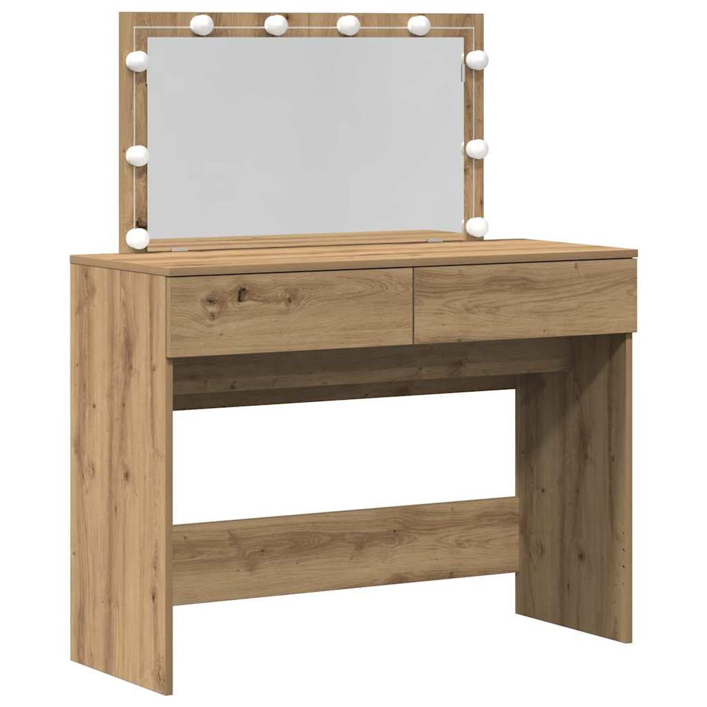 Dressing Table 100 X 40 X 120 Cm Engineered Wood