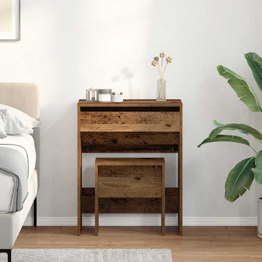 Dressing Table 60 X 40 X 75 Cm Engineered Wood