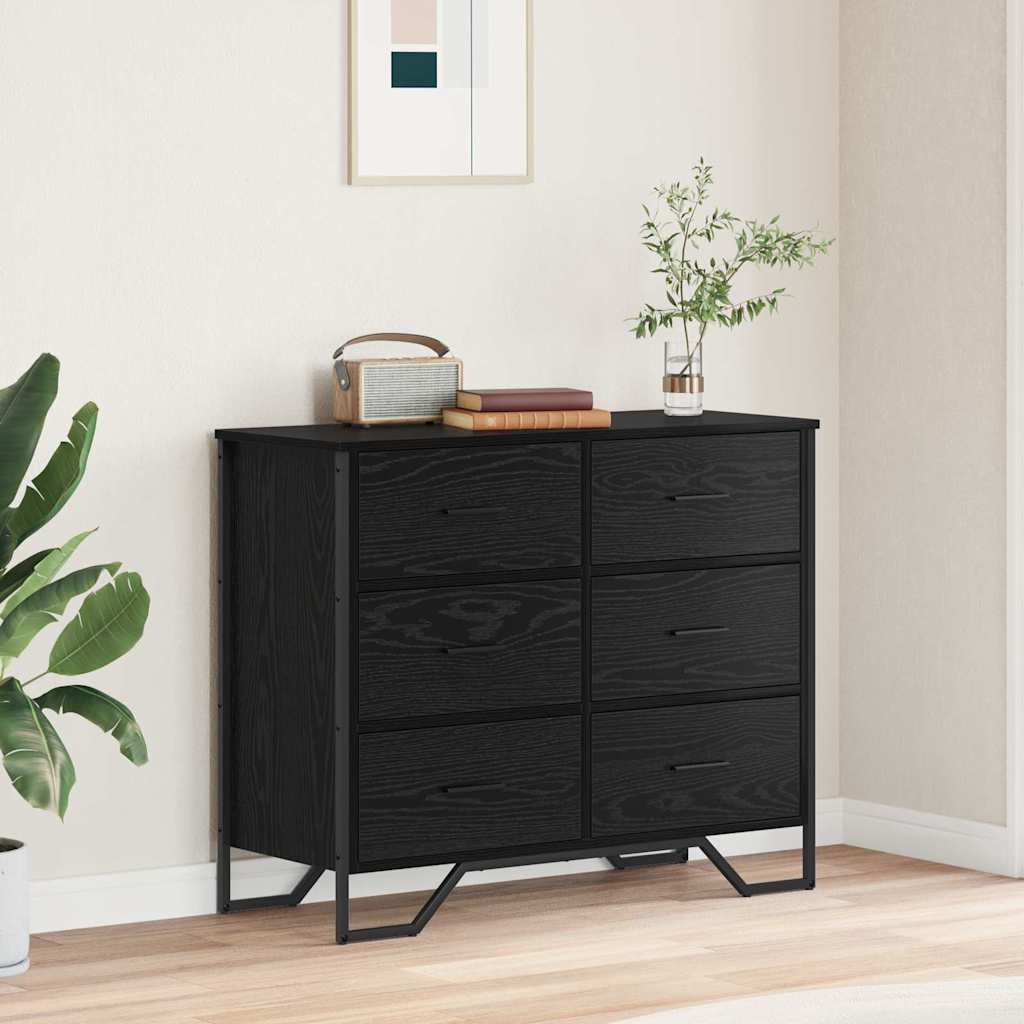 Chest Of Drawers 91X35.5X74.5 Cm Engineered Wood