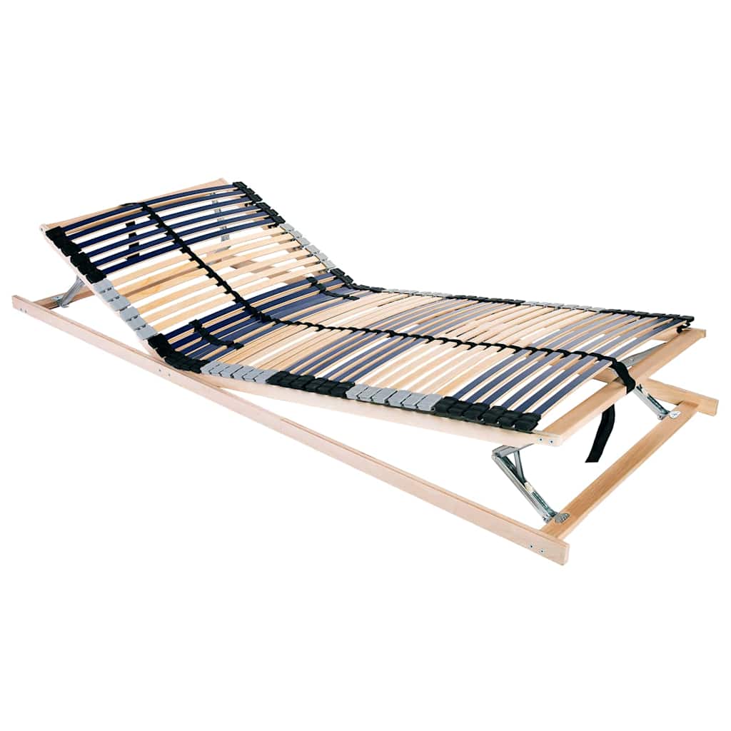 Slatted Bed Base Without Mattress With 42 Slats 7 Zones