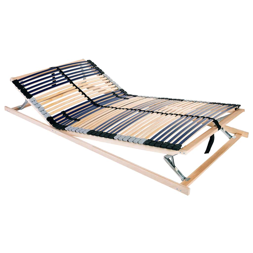 Slatted Bed Base Without Mattress With 42 Slats 7 Zones