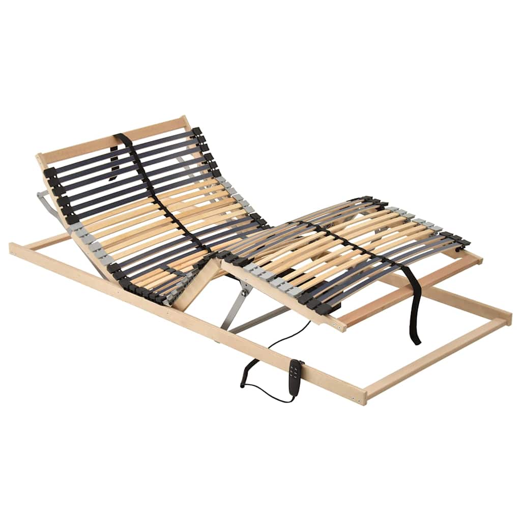 Slatted Bed Base Without Mattress With 42 Slats 7 Zones